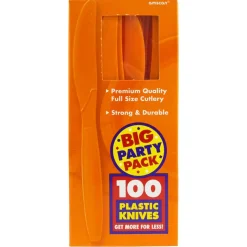 JAM Paper Premium Plastic Knives, 100ct.