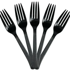 JAM Paper Premium Utensils Plastic Forks Party Pack, 48ct.