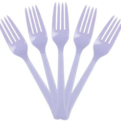 JAM Paper Premium Utensils Plastic Forks Party Pack, 48ct.