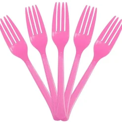 JAM Paper Premium Utensils Plastic Forks Party Pack, 48ct.