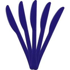 JAM Paper Premium Utensils Plastic Knives Party Pack, 48ct.
