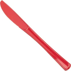 JAM Paper Premium Utensils Plastic Knives Party Pack, 48ct.