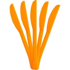 JAM Paper Premium Utensils Plastic Knives Party Pack, 48ct.