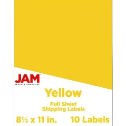 JAM Paper Shipping Labels, 8.5" x 11"
