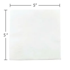JAM Paper Small Beverage Napkins, 100ct.