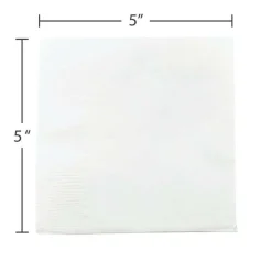 JAM Paper Small Beverage Napkins, 40ct.