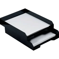 JAM Paper Stackable Desktop Paper Tray, 2ct.