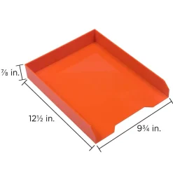 JAM Paper Stackable Desktop Paper Tray, 2ct.