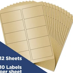JAM Paper Standard Address Labels, 120ct.