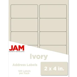 JAM Paper Standard Address Labels, 120ct.
