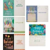 JAM Paper 4" x 6" Birthday Bash Assortment Cards & Matchings Envelope Set, 10ct.