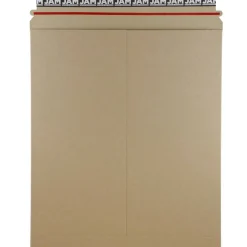 JAM Paper 12.75" x 15" Brown Kraft Flat Photo Mailer Peel & Seal Closure Envelopes, 6ct.