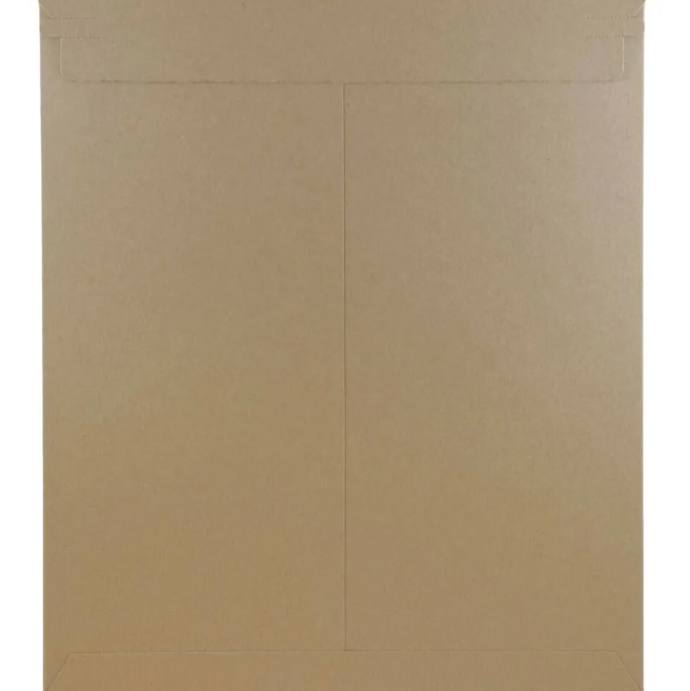 JAM Paper 12.75" x 15" Brown Kraft Flat Photo Mailer Peel & Seal Closure Envelopes, 6ct.