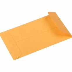 JAM Paper 2.5" x 4.25" Brown Kraft Manila Coin Envelopes, 100ct.