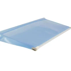 JAM Paper 5'' x 10'' Clear Plastic Pencil Pouch with Zip Closure, 12ct.