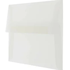 JAM Paper 5.25" x 7.25" Clear Vellum Invitation Envelopes, 25ct.