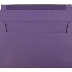 JAM Paper 6" x 9" Dark Purple Premium Invitation Envelopes