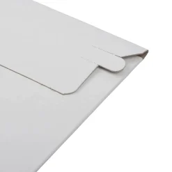 JAM Paper 7" x 9" White Flat Photo Mailer Peel & Seal Closure Envelopes, 6ct.