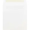 JAM Paper 9" x 9" White Square Invitation Envelopes