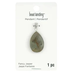 Jasper Teardrop Pendant by Bead Landing™