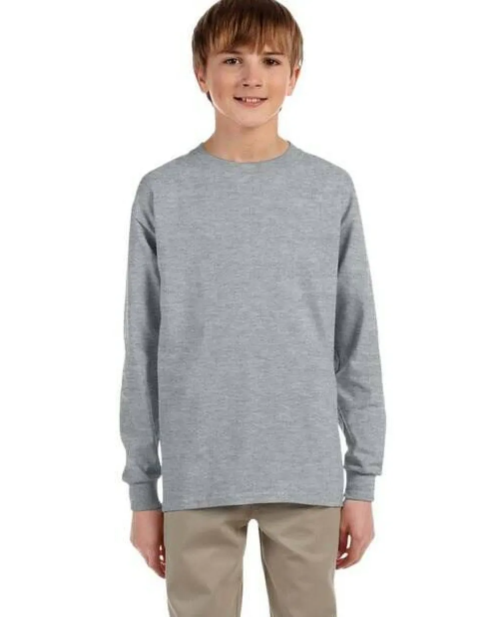 Jerzees Youth Dri Power Long-Sleeve T-Shirt Free Shipping