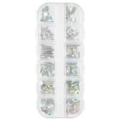 Jewel Shapes Glass Flatback Rhinestones by Bead Landing™