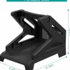 Jiose Label Holder Thermal Label Holder for Rolls and Fan-Fold Labels