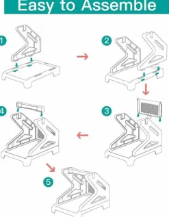 Jiose Label Holder Thermal Label Holder for Rolls and Fan-Fold Labels