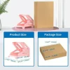 JIOSE 4x6 Label Holder Pink Thermal Label Holder for Rolls and Fan-Fold Labels