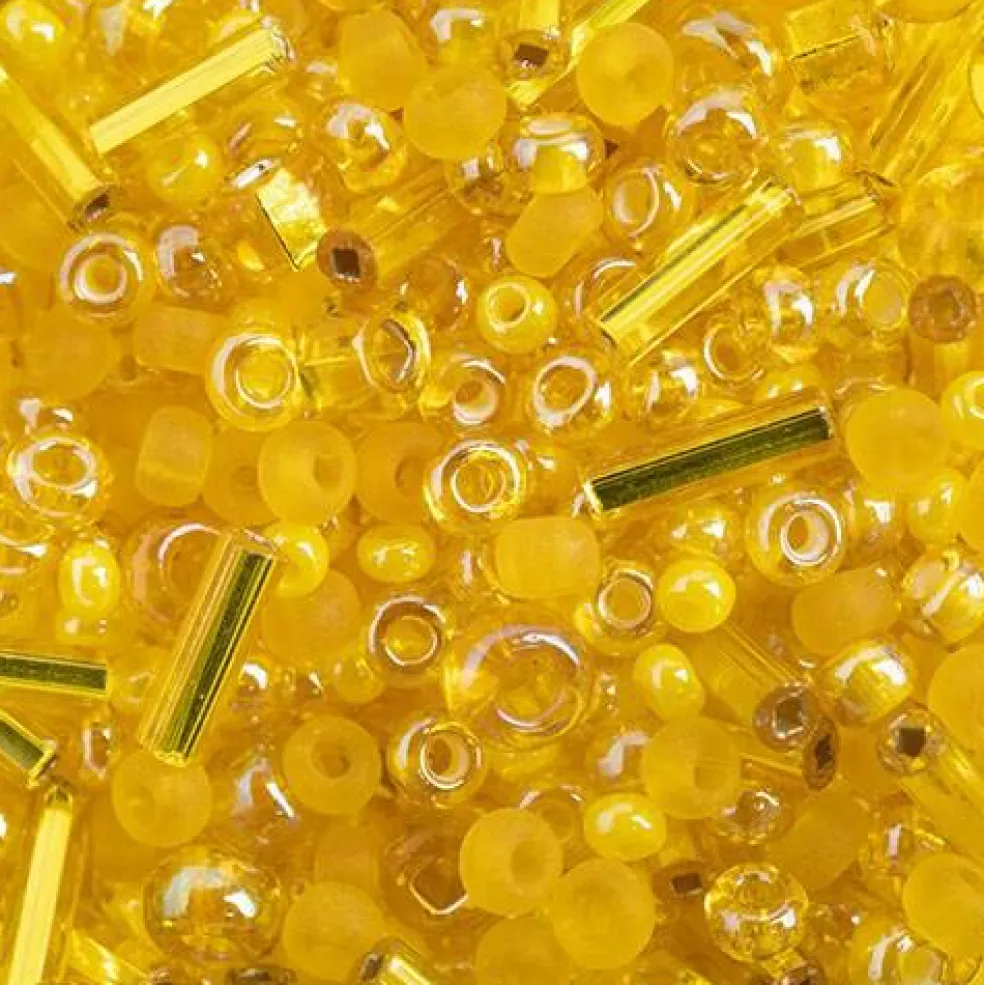 John Bead 10/0 Assorted Mix Shapes Czech Glass Seed Beads, 22g