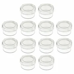 John Bead 3cm Plastic Bead Storage Containers, 12pcs