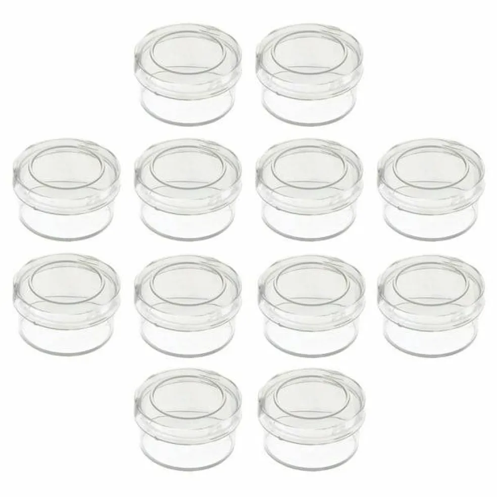 John Bead 3cm Plastic Bead Storage Containers, 12pcs