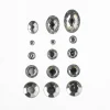 John Bead Crystal Assorted Round & Oval Acrylic Flat Back Rhinestones Box