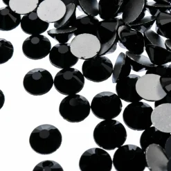 John Bead Crystal Lane SS30 Glass Round Flatback Rhinestones, 72ct.