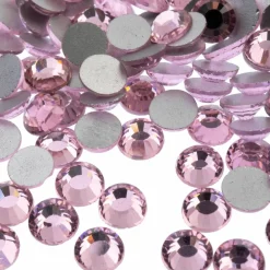 John Bead Crystal Lane SS30 Glass Round Flatback Rhinestones, 72ct.