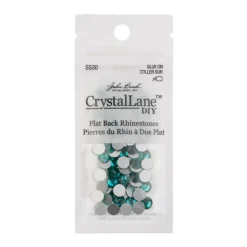 John Bead Crystal Lane SS30 Glass Round Flatback Rhinestones, 72ct.