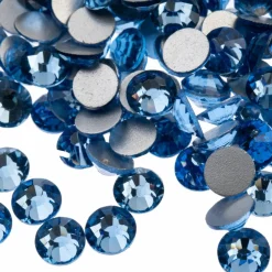 John Bead Crystal Lane SS30 Glass Round Flatback Rhinestones, 72ct.