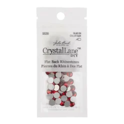 John Bead Crystal Lane SS30 Glass Round Flatback Rhinestones, 72ct.