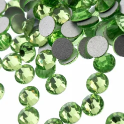 John Bead Crystal Lane SS30 Glass Round Flatback Rhinestones, 72ct.