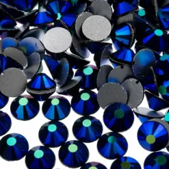 John Bead Crystal Lane SS30 Glass Round Flatback Rhinestones, 72ct.