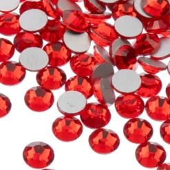 John Bead Crystal Lane SS30 Glass Round Flatback Rhinestones, 72ct.