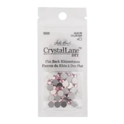John Bead Crystal Lane SS30 Glass Round Flatback Rhinestones, 72ct.