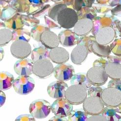 John Bead Crystal Lane SS30 Glass Round Flatback Rhinestones, 72ct.