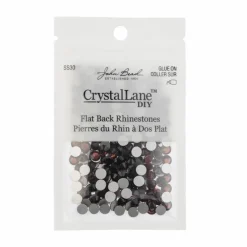 John Bead Crystal Lane SS30 Glass Round Flatback Rhinestones, 288ct.