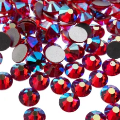 John Bead Crystal Lane SS30 Glass Round Flatback Rhinestones, 288ct.