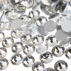 John Bead Crystal Lane SS30 Glass Round Flatback Rhinestones, 288ct.