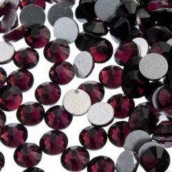 John Bead Crystal Lane SS30 Glass Round Flatback Rhinestones, 288ct.
