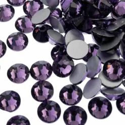 John Bead Crystal Lane SS30 Glass Round Flatback Rhinestones, 288ct.
