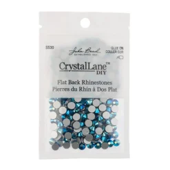 John Bead Crystal Lane SS30 Glass Round Flatback Rhinestones, 288ct.