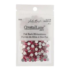 John Bead Crystal Lane SS30 Glass Round Flatback Rhinestones, 288ct.
